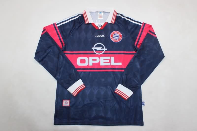 Bayern Munich Soccer Jersey Home Long Sleeve Retro Replica 1997/98