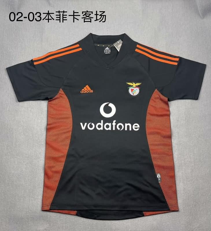 Benfica Soccer Jersey Away Retro Replica 2002/03