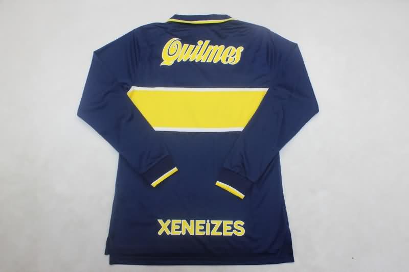 Boca Juniors Soccer Jersey Home Long Sleeve Retro Replica 1996/97