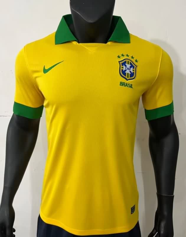 AAA Quality Brazil 2013 Home Retro Soccer Jersey AAA Quality Brazil 2013 Home Retro Soccer Jersey