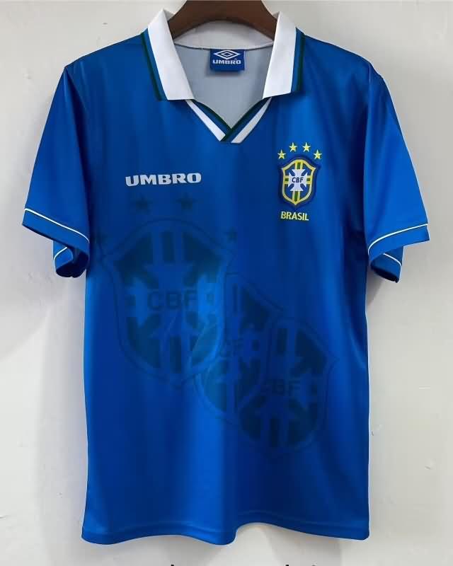 Brazil Soccer Jersey Away Retro Replica 1994/95