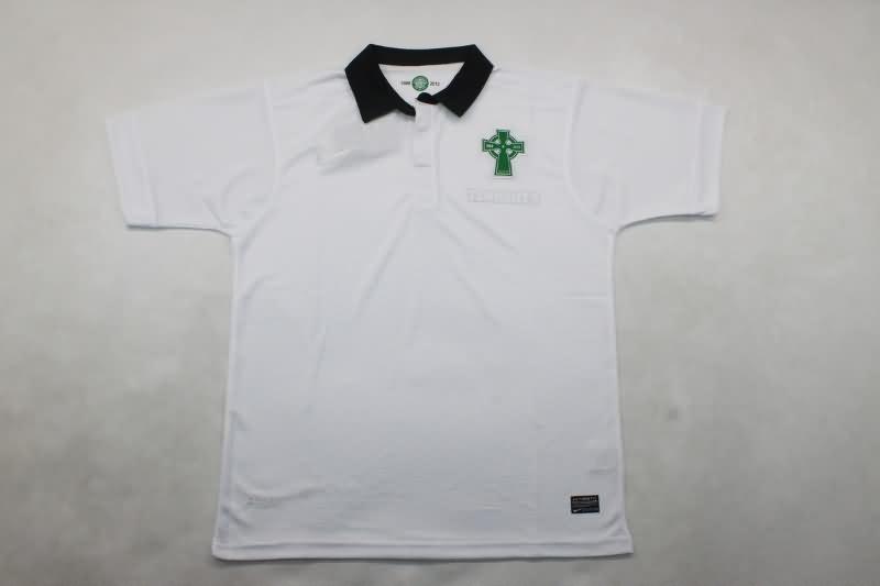 Celtic Soccer Jersey White Retro Replica 2012/13