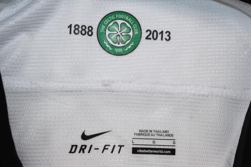 Celtic Soccer Jersey White Retro Replica 2012/13