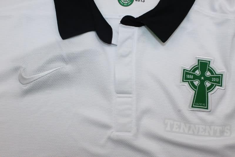 Celtic Soccer Jersey White Retro Replica 2012/13