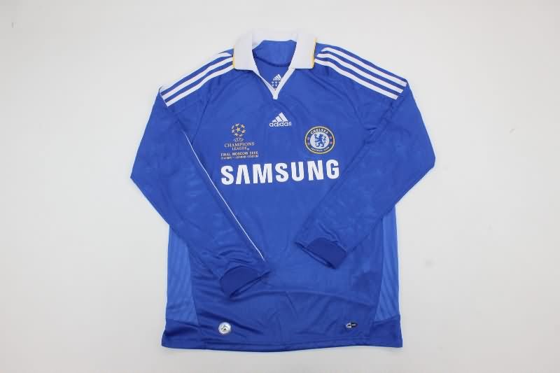 Chelsea Soccer Jersey Home Final Long Retro Replica 2008/09