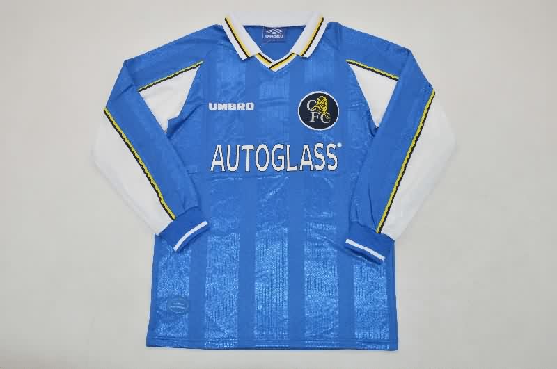 AAA Quality Chelsea 1997/99 Home Long Sleeve Retro Soccer Jersey AAA Quality Chelsea 1997/99 Home Long Sleeve Retro Soccer Jersey