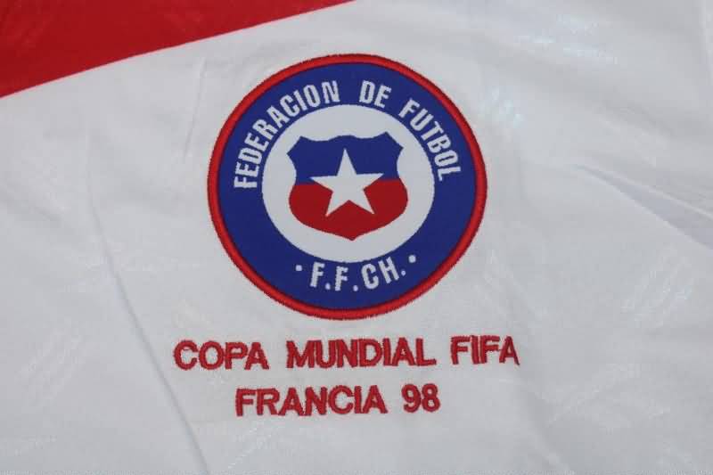 Chile Soccer Jersey Away Long Slevee Retro Replica 1998