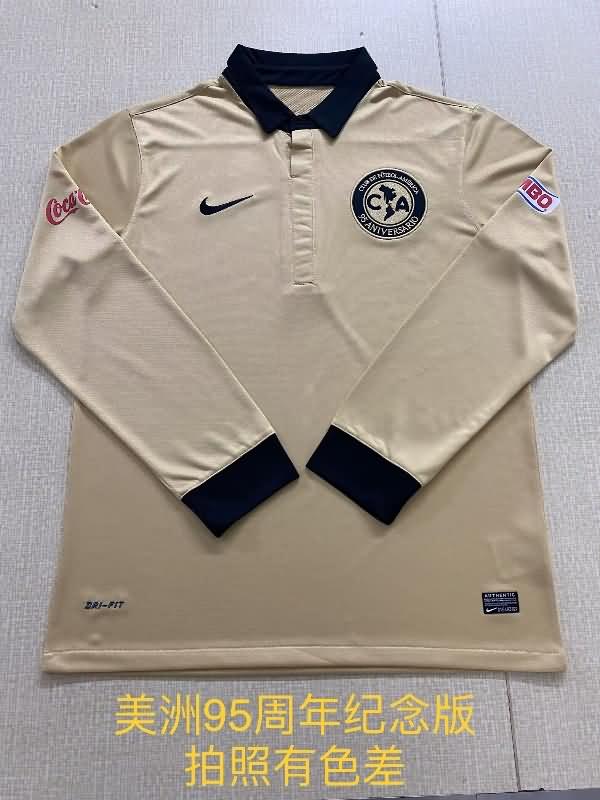 Club America Soccer Jersey Anniversary Long Sleeve Retro Replica 95th