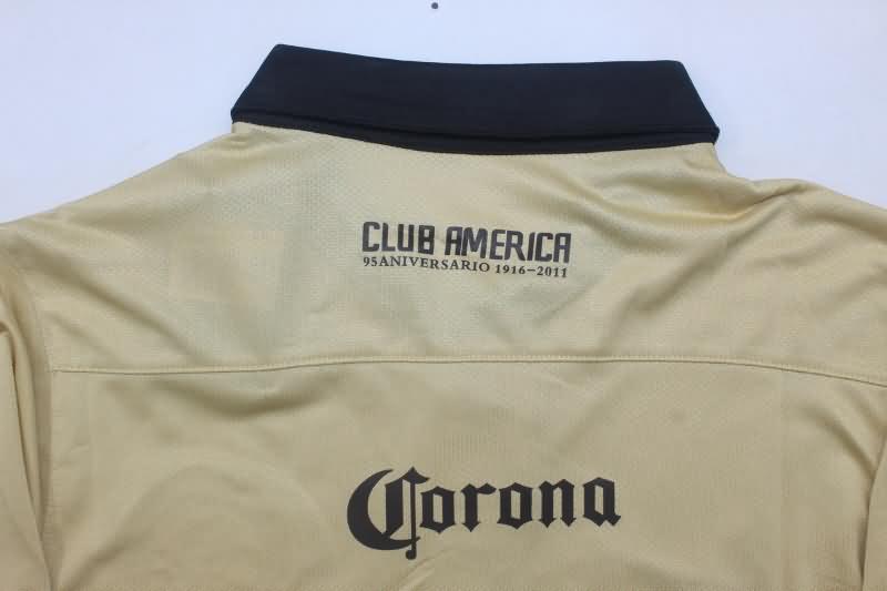 Club America Soccer Jersey Anniversary Long Sleeve Retro Replica 95th