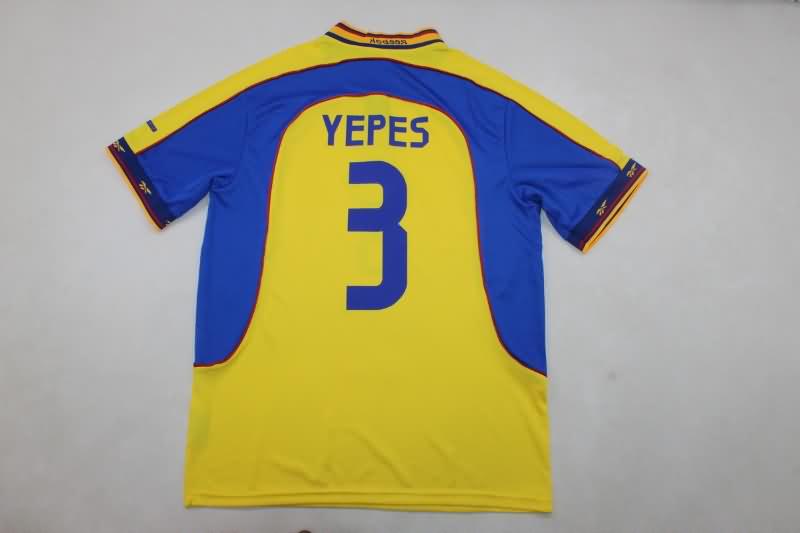 Colombia Soccer Jersey Home Retro Replica 2001/02