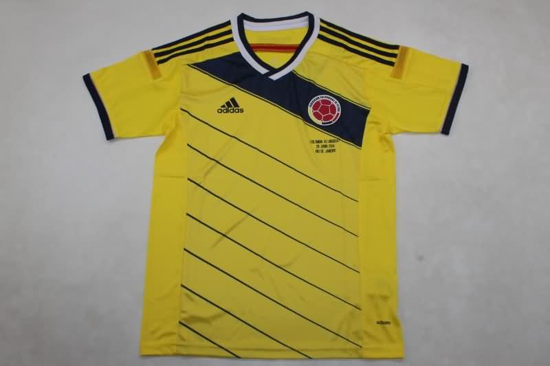 Colombia Soccer Jersey Home Retro Replica 2014