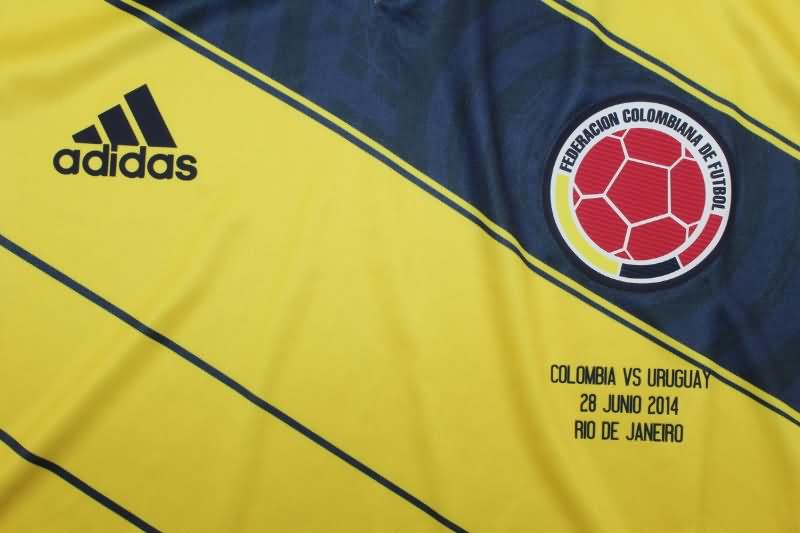 Colombia Soccer Jersey Home Retro Replica 2014