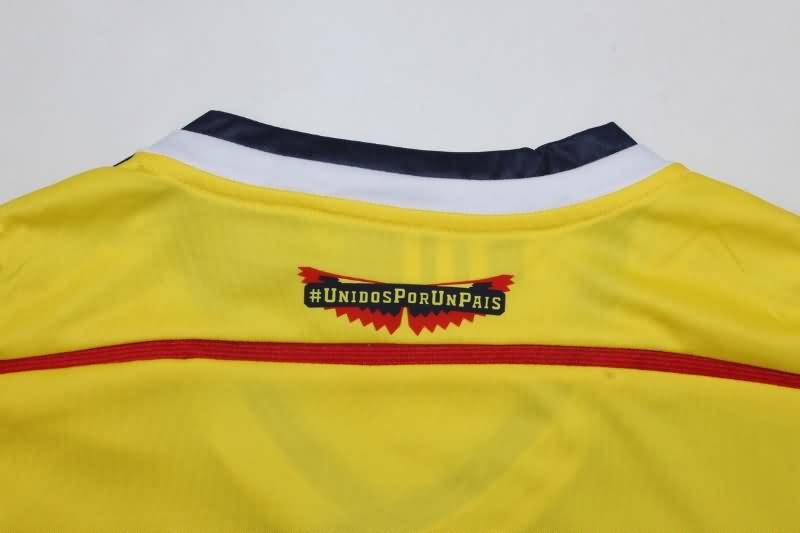 Colombia Soccer Jersey Home Retro Replica 2014