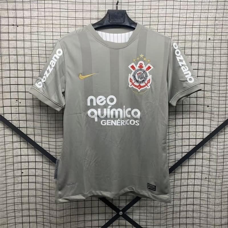 Corinthians Soccer Jersey Goalkeeper Grey Retro Replica 2010