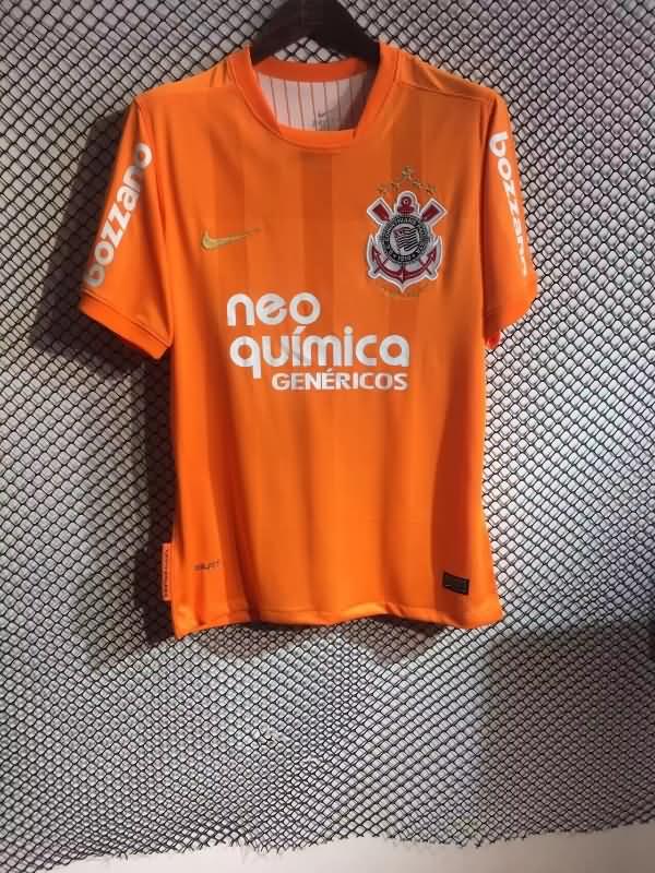 Corinthians Soccer Jersey Goalkeeper Orange Retro Replica 2010