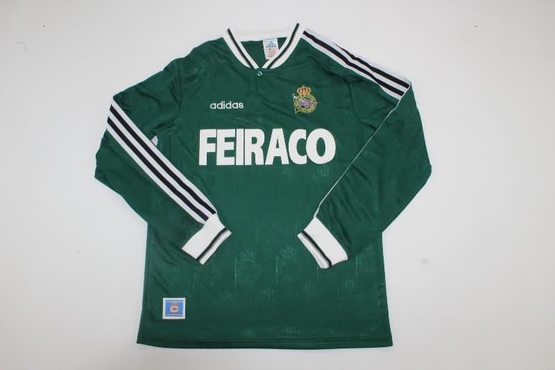 Deportivo La Coruna Soccer Jersey Away Long Sleeve Retro Replica 1999/00