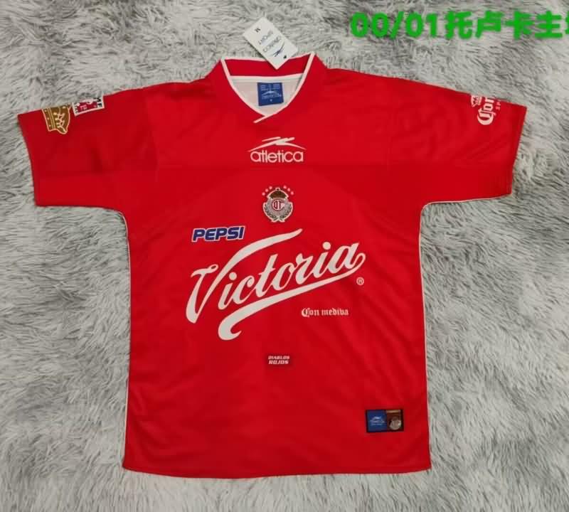 Deportivo Toluca Soccer Jersey Home Retro Replica 2000/01