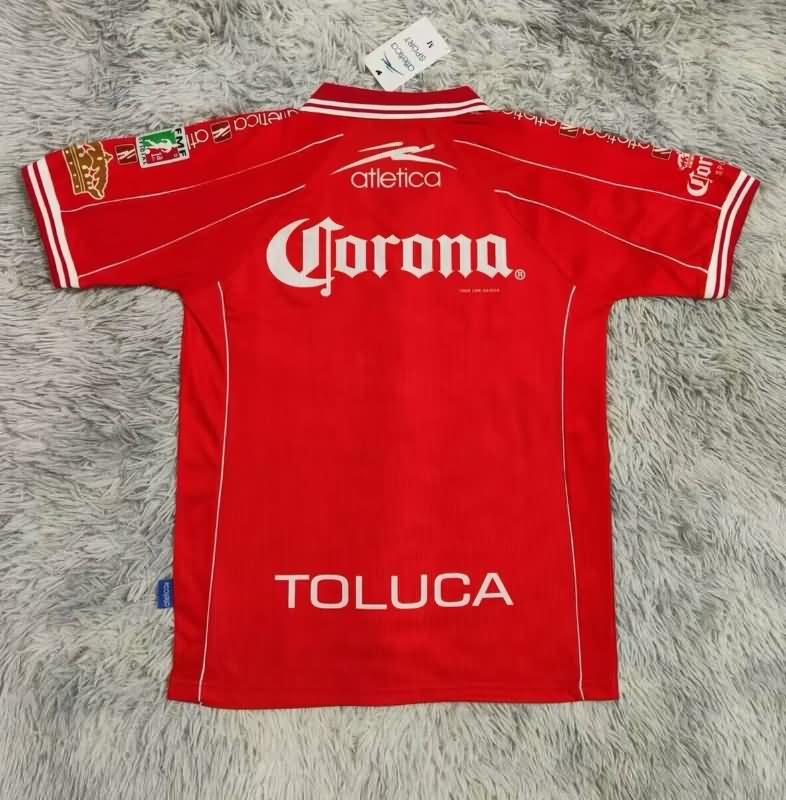 Deportivo Toluca Soccer Jersey Home Retro Replica 1999/00