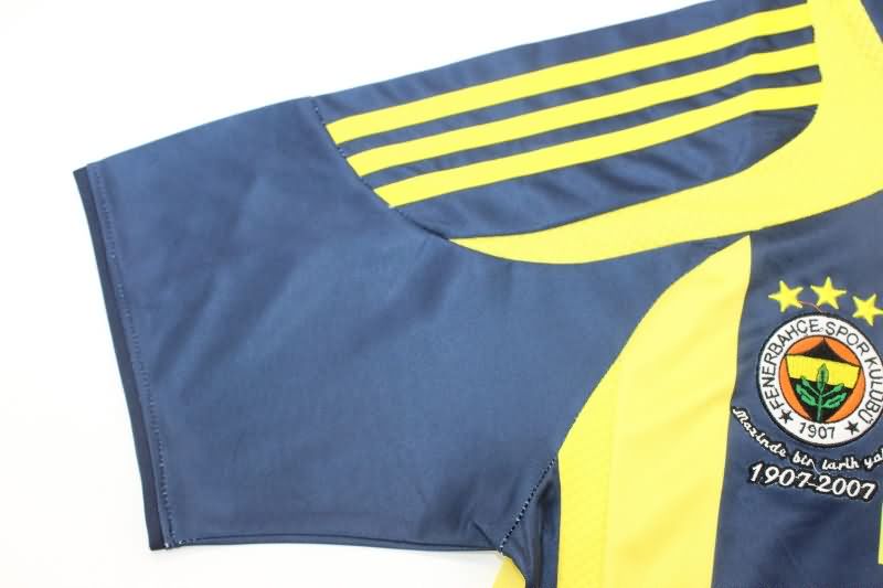 Fenerbahce Soccer Jersey Home Retro Replica 2007/08