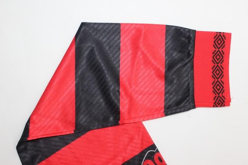 Flamengo Soccer Jersey Home Retro Long Sleeve Replica 1992/93