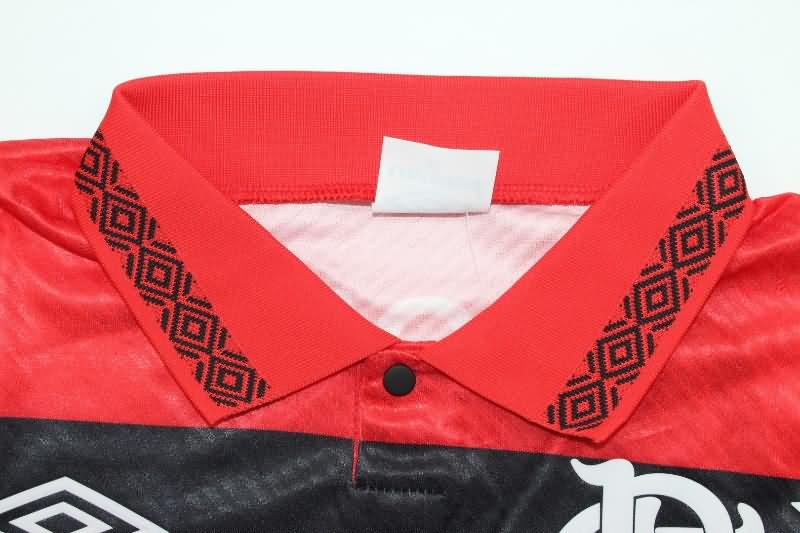 Flamengo Soccer Jersey Home Retro Long Sleeve Replica 1992/93