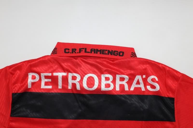 Flamengo Soccer Jersey Home Retro Long Sleeve Replica 1992/93