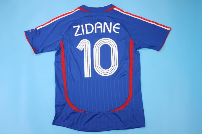 France Soccer Jersey Home Retro Replica 2006