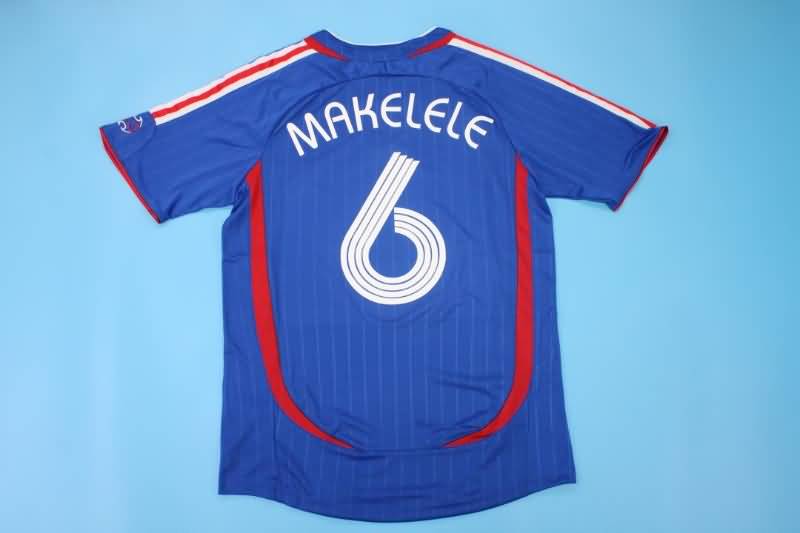 France Soccer Jersey Home Retro Replica 2006