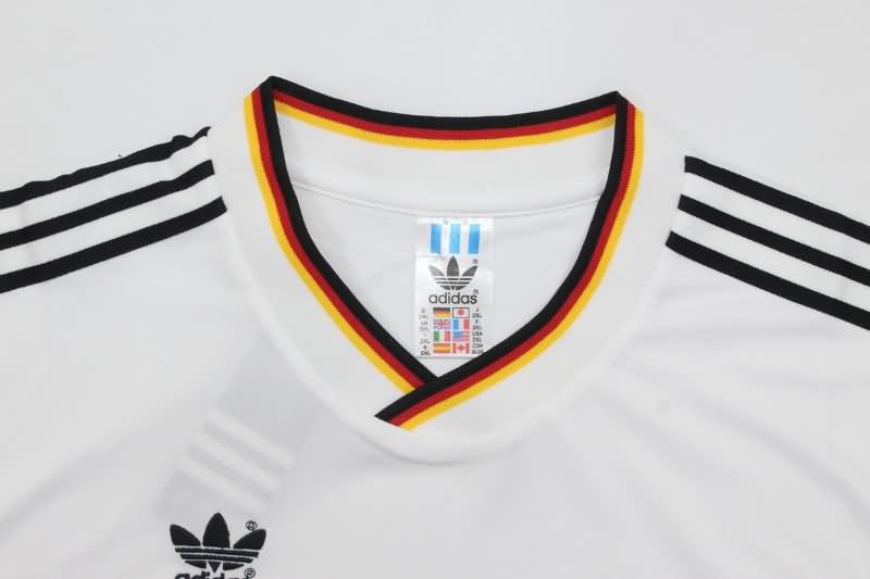 Germany Soccer Jersey Home Retro Replica 1986