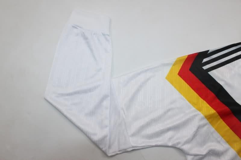 Germany Soccer Jersey EURO Home Long Sleeve Retro Replica 1990