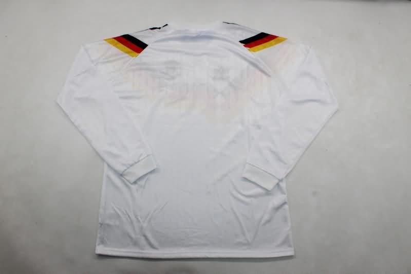 Germany Soccer Jersey EURO Home Long Sleeve Retro Replica 1990