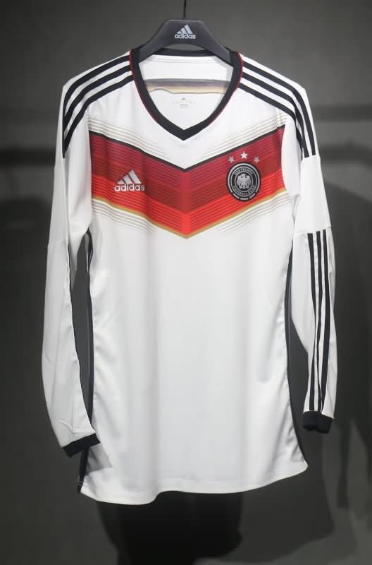 Germany Soccer Jersey Home Retro Long Sleeve (Player) 2014