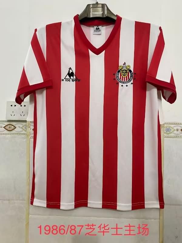 Guadalajara Soccer Jersey Home Retro Replica 1986/87