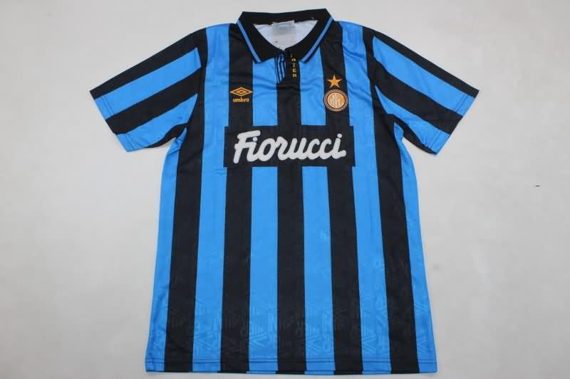 Inter Milan Soccer Jersey Home Retro Replica 1993/94