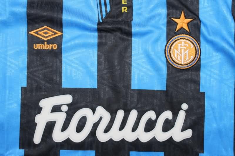 Inter Milan Soccer Jersey Home Retro Replica 1993/94