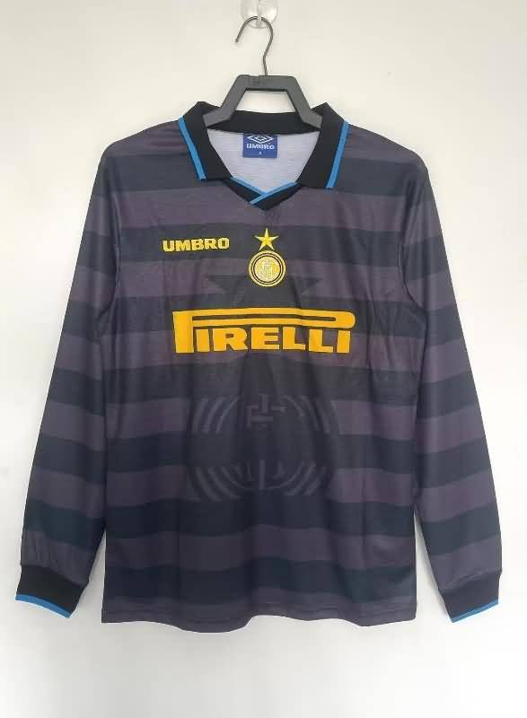 Inter Milan Soccer Jersey Third Long Sleeve Retro Replica 1997/98