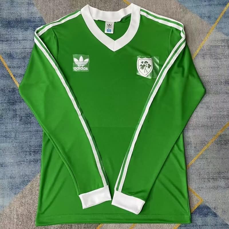 Ireland Soccer Jersey Home Long Sleeve Retro Replica 1986