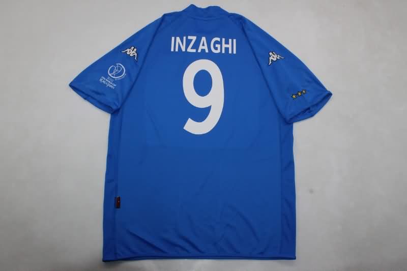 Italy Soccer Jersey Home Retro Replica 2002