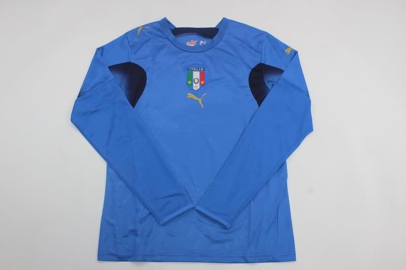 Italy Soccer Jersey Home Long Sleeve Retro Replica 2006