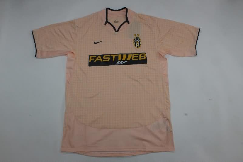 Juventus Soccer Jersey Away Retro Replica 2003/04