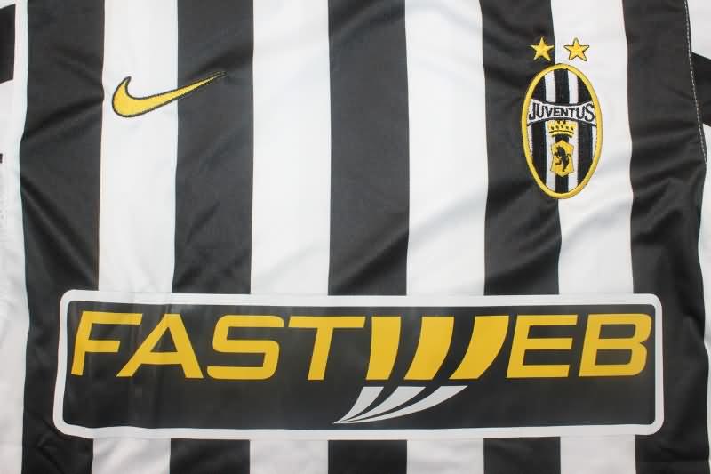 Juventus Soccer Jersey Home Retro Replica 2003/04