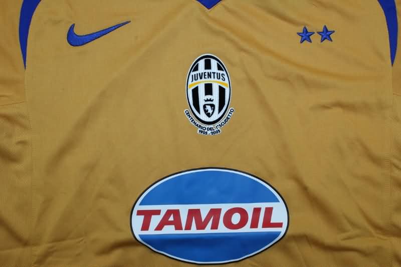 Juventus Soccer Jersey Away Retro Replica 2005/06