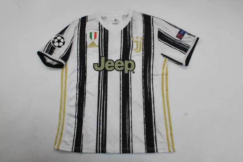 Juventus Soccer Jersey Home Retro Replica 2020/21