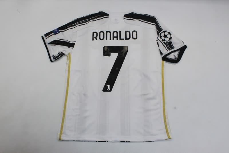 Juventus Soccer Jersey Home Retro Replica 2020/21