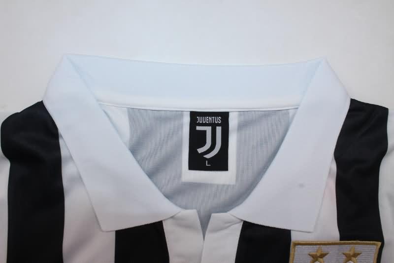 Juventus Soccer Jersey Home Long Sleeve Retro Replica 1984/85