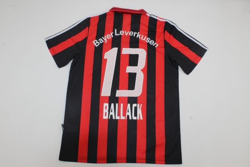 Leverkusen Soccer Jersey Home Retro Replica 2001/02