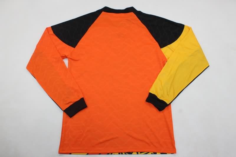 Liverpool Soccer Jersey Goalkeeper Orange Long Sleeve Retro Replica 1995/96