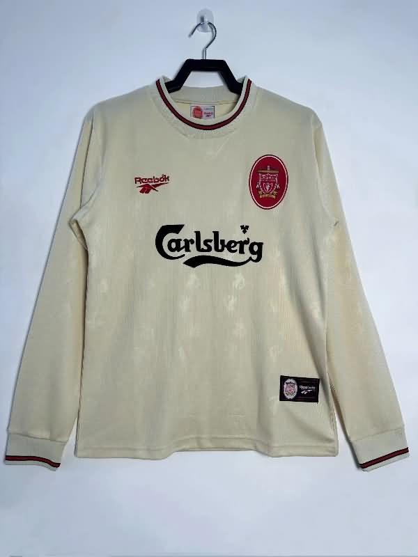 Liverpool Soccer Jersey Away Long Sleeve Retro Replica 1996/97