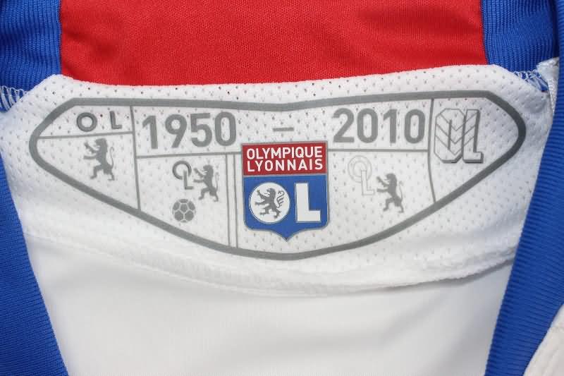 Lyon Soccer Jersey Home Retro Replica 2010/11