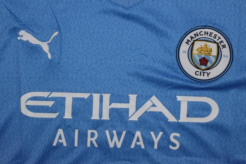 Manchester City Soccer Jersey Home Retro Replica 2021/22